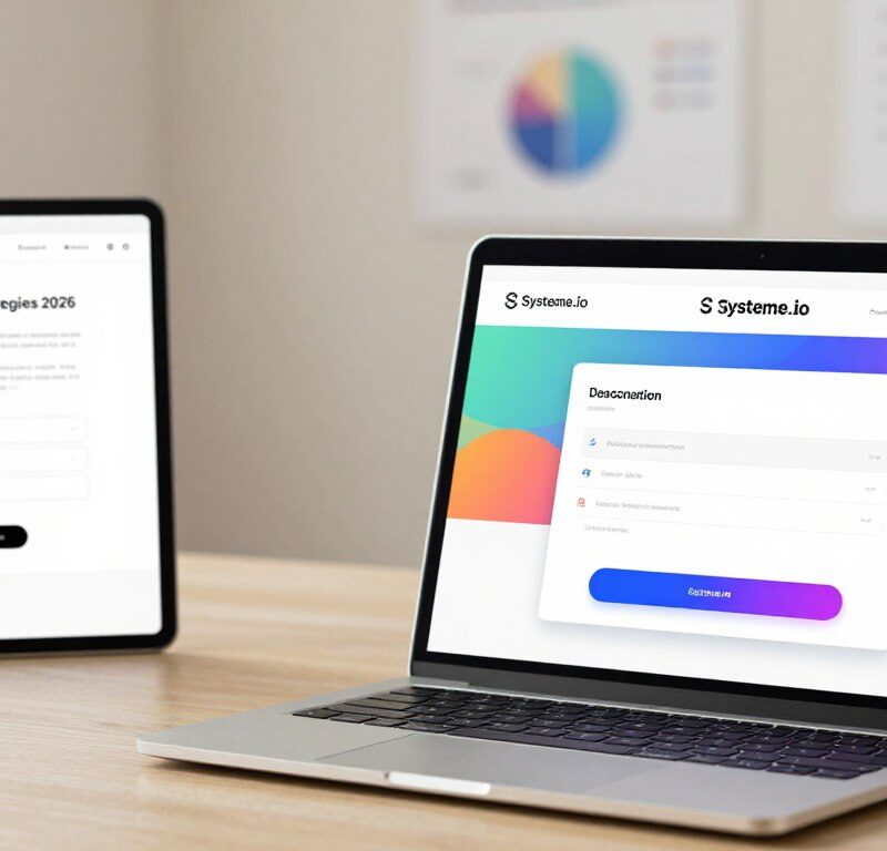 systeme io landing page